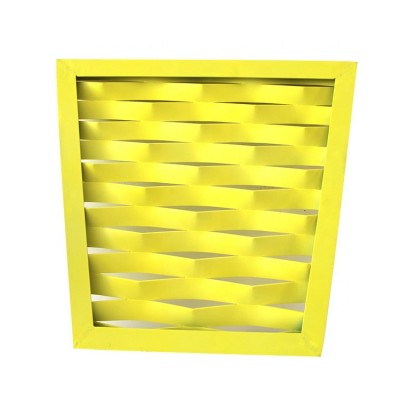 Aluminum expanded metal mesh wall cladding fixing system